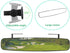 HKOO 16.5" Extra Wide Golf Cart Rear View Mirror, 180 Degree Panoramic Fit for EZGO Club Car Yamaha