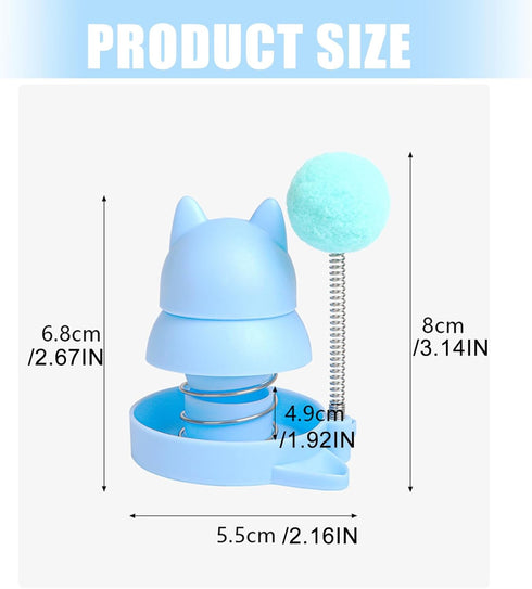 NIHUIFA Spring Puss Toy with for Indoor Play Entertainment Kittens