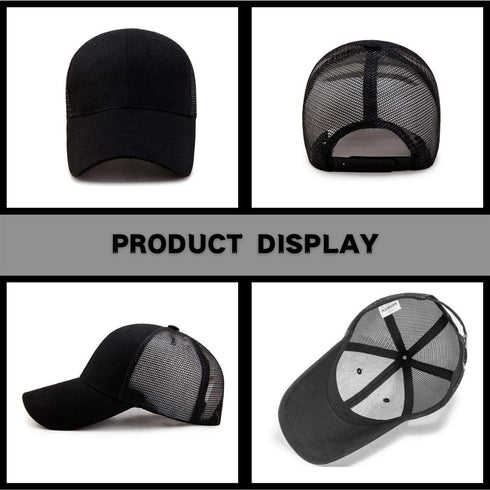 Workout Hat for Men and Women - Gym, Mesh, Athletics, Dad, Fishing, Trucker, Running, Ponytail Hat