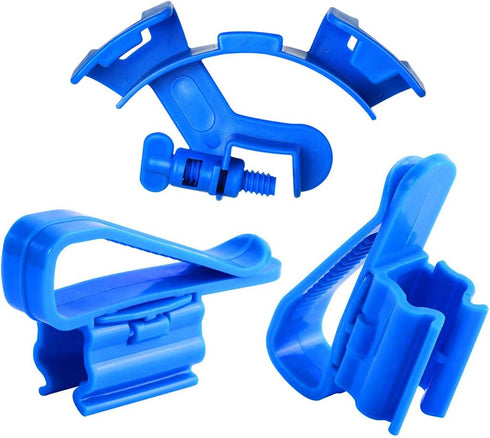 NGe 3Pcs Adjustable Fish Tank Water Hose Holder, Water Tube Clamp Fixed Clip Aquarium Pipe Holder