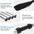 Kayak Paddles, Pair of Detachable Lightweight Aluminum Alloy Oars for Boating, Canoeing, Surfing, Outdoor Sports