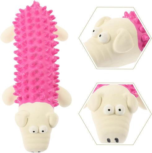 Dog Talking Toy, Squeaky Plush Silent Squeaker Dog Toothbrush Toy, Bite Sound Toy for Dogs