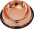 Petsentials Non-Skid Stylish Food Bowl for Your Pet, Premium Grade Stainless Steel - Elegant Bronze | Small, 18oz (2 Pack)