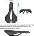 GORIX Bike Short Saddle Seat, Lightweight Comfortable Cushion for MTB Road Bicycle (GX-SA345)