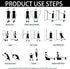 Resistance Bands with Handles, Durable Exercise Band for Stretching, Home Workouts, Physical Therapy, Fitness