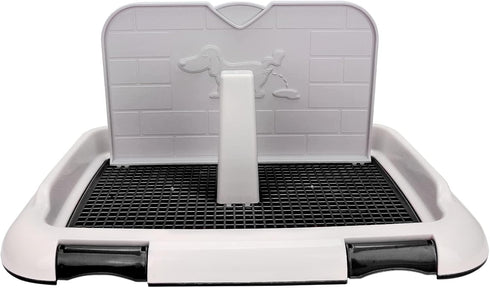 Puppy Dog Potty Tray Pee Pad Holder, Mesh Training Toilet for Small