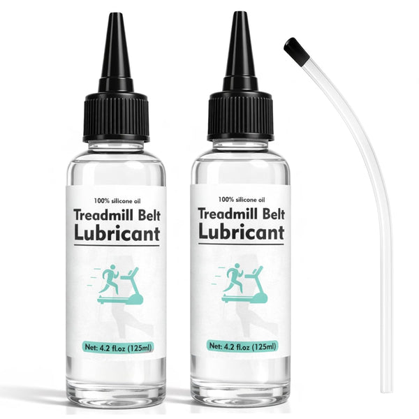 Treadmill Lubricant for Belt 250ml (8.5oz),1000cs 100% Silicone Oil with Leak-Proof Precision