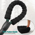BTINESFUL 6FT Chewproof Dog Leash - Strong Nylon Rope with Anti-Chewing Chain (Dark Green) for Medium Large Dogs