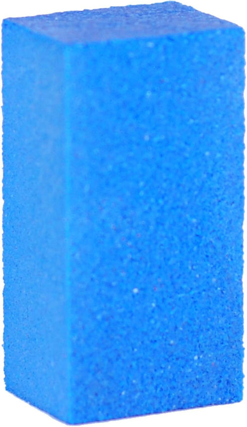 Soft Gummy Rubber Abrasive Stone, Blue, 50x25x20mm
