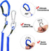 HERCULES M4 Fishing Lanyard, Heavy Duty Retractable Coiled Tether for Fishing, Kayak, Paddles
