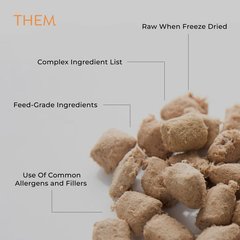 Freeze Dried Cheese Dog Treats - Grain-Free, High-Protein, Human-Grade, Made in The USA
