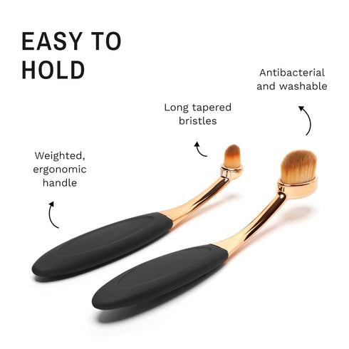 Eye Envy ProPowder Applicator Brush for Dogs and Cats, Large, Washable Superfine Fiber