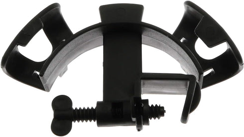 Maxmoral 2pcs Aquarium Water Tube Clamp Adjustable Plastic Fish Tank Pipe Holder Fixed Clips(Black)