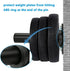 Wall Mounted Weight Plate Holder, Fits 2-inch Olympic Plates, Max Weight Capacity 300 lb, Mounting Hardware Included