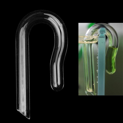 1PCS CO2 Drop Checker Water Shape Glass Hang On Monitor CO2 Indicator for Planted Aquarium Fish Tank