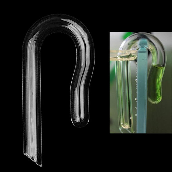 1PCS CO2 Drop Checker Water Shape Glass Hang On Monitor CO2 Indicator for Planted Aquarium Fish Tank