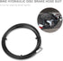 VGEBY Brake Oil Tube, 2m Hydraulic Disc Brake Hose with Olive Rings for AVID E5 E9 ER XX XO Brake Line