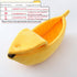 Creative Banana Shape Dog Cat Bed, Cute Banana Puppy Pad Kennel, Warm Soft Pet Supplies for Kitten Puppy (Small)