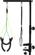Kalolary Foldable Pet Dog Grooming Arm with Clamp, Dog Grooming Loop Noose & Two No Sit Haunch Holder (Single Arm)