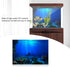 Zerodis Seaworld Aquarium Background, PVC Adhesive Double Sided Poster Sticker Fish Decoration(61 x 30cm) by Zerodis