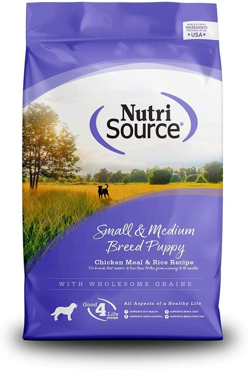 Tuffy'S Pet Food Nutrisource Chicken And Rice Formula Breed Dry Puppy Food, 1.5-Pound, Small/Medium