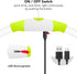 LED Light Up Dog Collar, USB Rechargeable TPU Glow Safety Collar for Large Medium Small Dogs (Green)