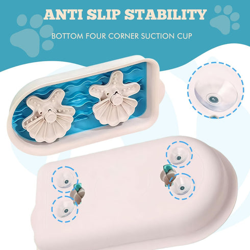 Pet Puzzle Dispensing Slow Feeder Cat Puzzle Toys for IQ Training & Mental Enrichment, Interactive Toys for Small