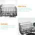 Backpack Universal Foldable Rear Shelf Bike Basket Thickened Steel Cycling Cargo Basket for Mountain Bikes Pet Carrier