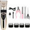 Heavy Duty Pet Grooming Clippers Kit, Low Noise Ceramic Material, Suitable for Small Dogs, Cats, and Birds