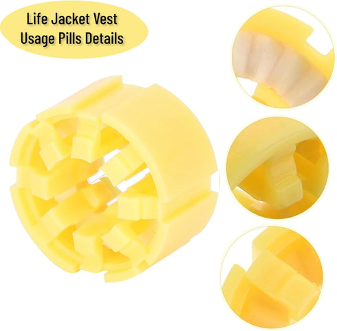 Portable Inflatable Bobbin Replacement Life Jacket Vest Accessory, Simple #011, SPYMINNPOOt2gyc9gomk