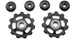 Pro Bamboo Kitchen 2pcs Variable Speed Guide Wheel, 11T Aluminum Sealed Bearing for Bicycle Rear Derailleur