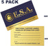 Emotional Support Dog Leash - Identification with or Without an Emotional Support Animal Vest, Includes Five ESA