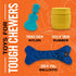 BULLYMAKE Nylon Steak Chew Toy for Dogs - Durable Dog Toy for Aggressive Chewers, Made in USA