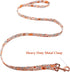 Lionheart glory Strong Dog Leash Floral Durable Dog Leashes with Comfortable Soft Handle for Small Medium and Large Boy Dogs