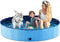 Jasonwell Foldable Dog Pool Collapsible Hard Plastic Swimming Pool Portable Kiddie/Pet Pool