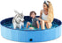 Jasonwell Foldable Dog Pool Collapsible Hard Plastic Swimming Pool Portable Kiddie/Pet Pool