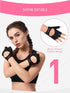 7150282 Anser Woman Half Finger Girl Short Fingerless Gloves for Indoor Yoga Gym Fitness Body Building Training