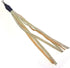 Leather and Fur Attachment Cat Toys, Ribbon Fit Wildcat and Bird Catcher Type Wands/Poles (Leather Tassels)