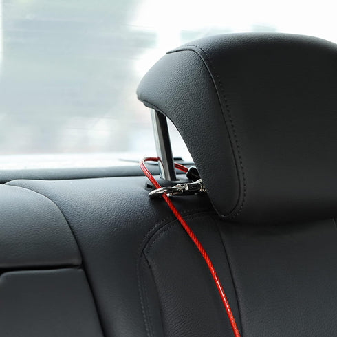 Car,2pcs (2 Pack 32 inch/80 CM) Dog Seat Belt Harness for Dog Seatbelt of Coated Wire Leash Safety Restraint,No Chew