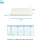 Best Pet Supplies Cute Dog Crate Mat - Waterproof Exterior, Thick Orthopedic Egg Foam Mattress - Beige, 24X16X3