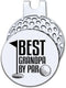 Hafhue Best Grandpa by Par Golf Ball Marker - Magnetic Clip, Funny Gift for Golf Lovers