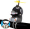 wonuu Cute Duck Bike Bell with Light and Hamster Bicycle Horn, Dashboard Decoration Toy for Motorcycle