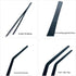 FRUTA Aquarium Tweezers, Stainless Steel Curved Tweezer for Aquatic Plants and Reptiles, 15 inch Black