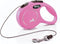 FLEXI New Classic Retractable Dog Leash (Cord), 10 ft, Extra Small, Pink, Ergonomic, Durable, Tangle Free for Dogs Up