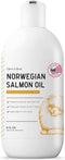 Norwegian Salmon Oil for Dogs - 8 oz Fish Oil for Skin and Coat - Contains Omega 3 Fatty Acids - Made in The USA