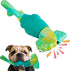 Dog Toys for Aggressive Chewers, Interactive Chew Toys for Large Dogs, Indestructible Squeaky Toys, Green