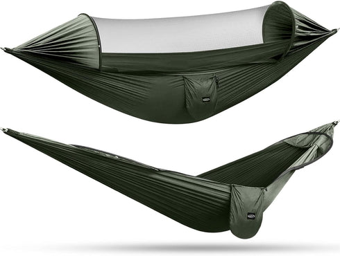 G4Free Large Camping Hammock - 2 Person with Mosquito Net, Lightweight for Outdoor Backpacking
