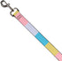 Buckle-Down Pet Leash, Dog Leash, Summer Essentials Color Block 6, 4 Feet Long 1.0 Inch Wide