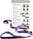 Gradient Fitness Stretching Strap for Physical Therapy, 12 Multi-Loop 1" W x 8' L, Neoprene Handles, Yoga Straps