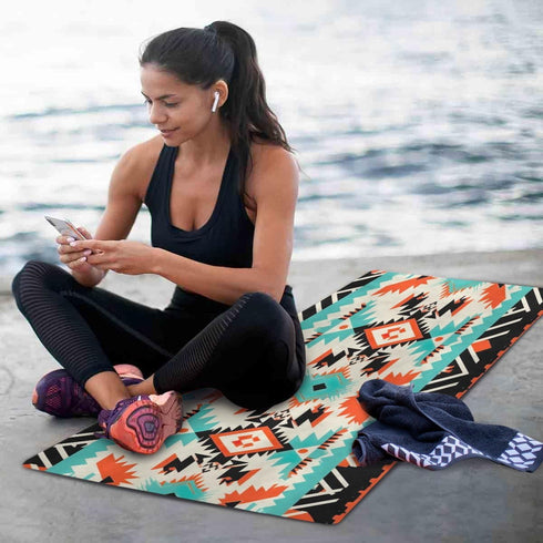 Nander Thick Non-Slip Yoga Mat, Soft Breathe Elastic Fitness Mat, 1MM Natural Rubber